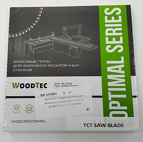 Подрезная коническая пила WoodTec для форматно-раскроечных станков Ø100 х 22 х 3,1-4,3 Z = 24 KON