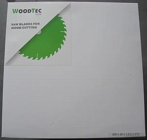 Пила дисковая Ø300 х 30 х 3,2/2,2 Z72 WZ WoodTec