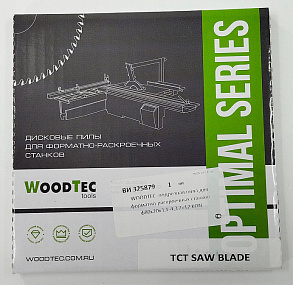 Подрезная коническая пила WoodTec для форматно-раскроечных станков Ø80 х 20 х 3,1-4,3 Z = 12 KON