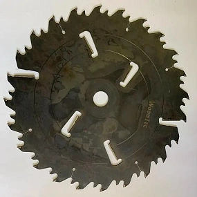 Пила дисковая Ø650х50х6,0/4,0 z(24+24)+6 WoodTec