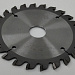 Подрезная составная пила WoodTec для форматно-раскроечных станков Ø125 х 20 x 2,8-3,6 Z = 12 + 12