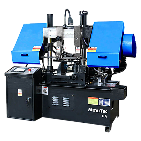 MetalTec BS 300 ZA автоматический колонный ленточнопильный станок с поворотом до 60°