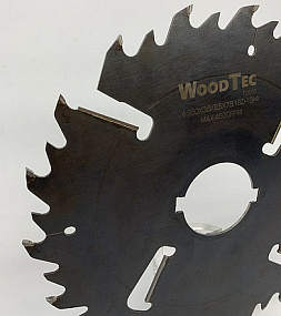 Пила дисковая Ø650 х 50 х 6,0/4,0 Z = (18 + 18) + 6 Woodtec