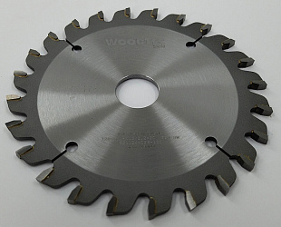 Подрезная коническая пила WoodTec для форматно-раскроечных станков Ø120 х 20 х 3,1-4,3 Z = 24 KON