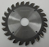 Подрезная коническая пила WoodTec для форматно-раскроечных станков Ø100 х 20 х 3,1-4,3 Z = 24 KON
