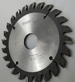 Подрезная коническая пила WoodTec для форматно-раскроечных станков Ø100 х 20 х 3,1-4,3 Z = 24 KON