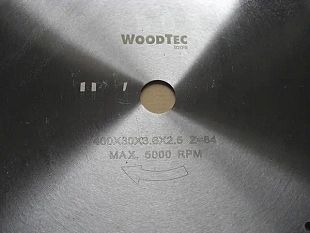 Пила дисковая Ø400 х 30 х 3,6/2,5 Z84 WZ WoodTec