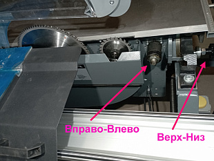 Форматно-раскроечный станок мод. W9D с электроподъёмом пильного узла, электронной индикацией наклона и роликовой пильной кареткой
