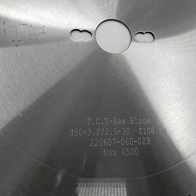 Пила по алюминию Ø350 x 30 x 3,2 / 2,5 Z108 NEG WoodTec