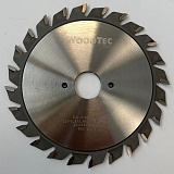 Подрезная составная пила WoodTec для форматно-раскроечных станков Ø120 х 20 х 2,8-3,6 Z = 12 + 12