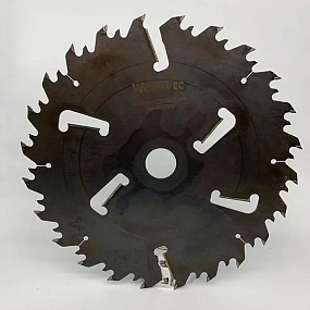 Пила дисковая Ø450 х 50 х 4,6/3,0 Z = (24 + 24) + 6 WoodTec