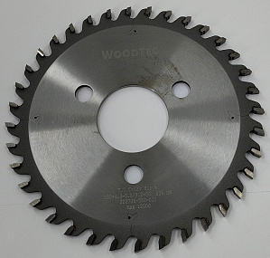 Пила подрезная Ø180 х 50 х 4,3-5,5 Z = 36 WoodTec