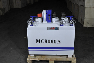 Круглопалочный станок для получения круглых палок из брусков MC 9060A с двойными роликами