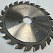Подрезная составная пила WoodTec для форматно-раскроечных станков Ø125 х 20 x 2,8-3,6 Z = 12 + 12