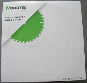 Пила дисковая Ø250 х 30 х 3,2/2,2 Z80 WZ WoodTec