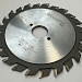 Подрезная составная пила WoodTec для форматно-раскроечных станков Ø125 х 22 x 2,8-3,6 Z = 12 + 12