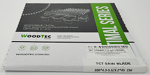 Пила подрезная Ø200 х 45 х 4,3-5,5 Z = 36 WoodTec