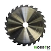 Пила дисковая Ø350 х 50 х 3,8/2,5 Z24 WZ WoodTec