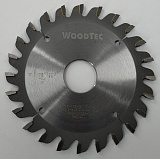 Подрезная коническая пила WoodTec для форматно-раскроечных станков Ø100 х 22 х 3,1-4,3 Z = 24 KON