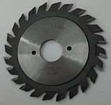Подрезная составная пила WoodTec для форматно-раскроечных станков Ø100 х 22 х 2,8-3,6 Z = 12 + 12