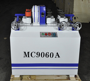 Круглопалочный станок для получения круглых палок из брусков MC 9060A с двойными роликами